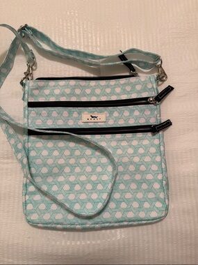 Scout Crossbody Bag - Mint Geometric